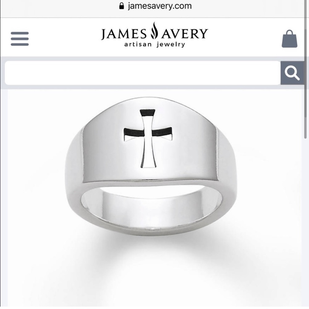 James Avery Cross Ring